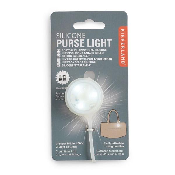Lot # 803 Kikkerland Silicone Purse Light, White