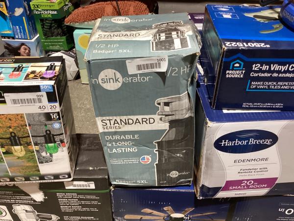 Lot # 1001 InSinkErator Badger 5XL Garbage Disposal $139