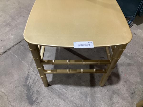 Lot # 1615 Tiffany Gold chair $98