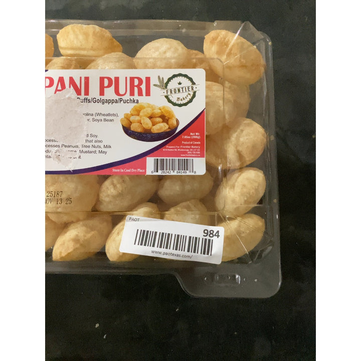 Lot # 984 Frontier Bakery Pani Puri $6.00