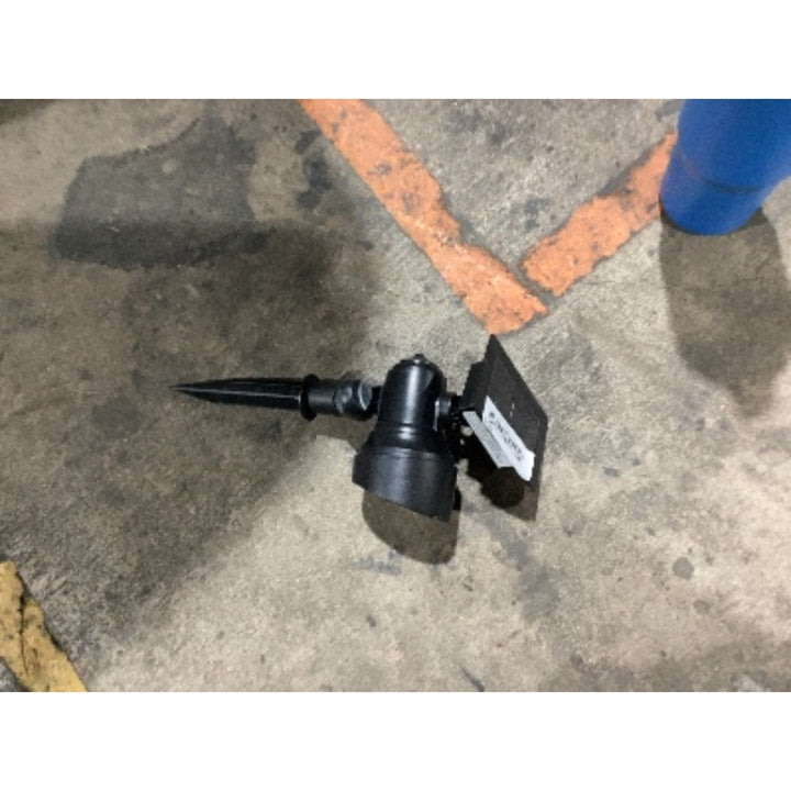 Lot # 656 Generic Black Solar Outdoor Landscape Spotlight $25