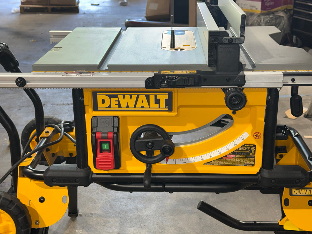 15 Amp Corded 10 in. Job Site Table Saw with Rolling Stand