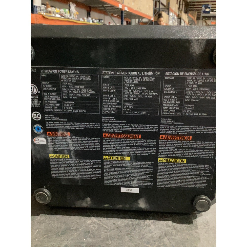 Lot # 898 CAT Jump Starter $150.00