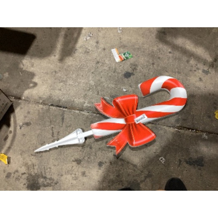 Lot # 666 Gemmy Yard Art Candy Cane BC-023-QB $15