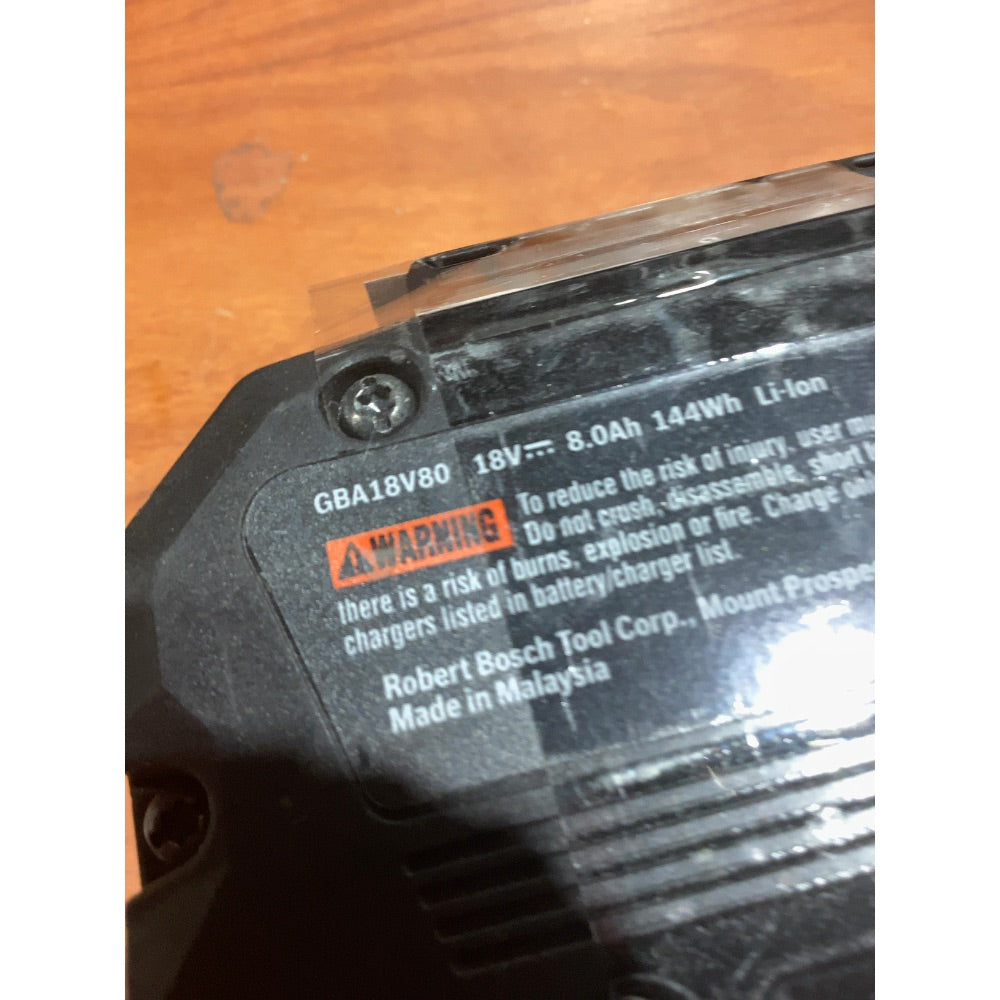 Lot # 120 Bosch GBA18V80 Profactor Battery $45.00