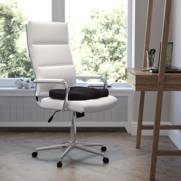 Lot # 1698 Black Office Chair Cushion - 100% Memory Foam $47