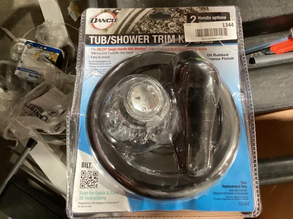Lot # 1344 Delta Valve Trim Kit Bronze $58.93