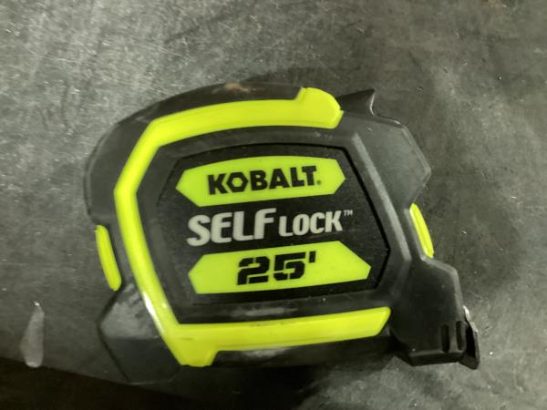 Lot # 1384 Kobalt 25 Ft Tape Measure $9.48