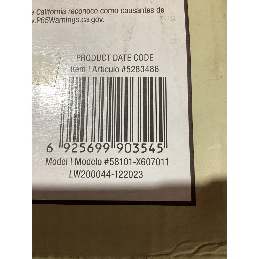 Lot # 1040 allen + roth TOWNSLEY 5-Function Shower Bar - Matte Black Finish, undefined
