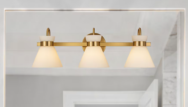 Lot # 106 Origin 21 Mid-century Vanity light $100