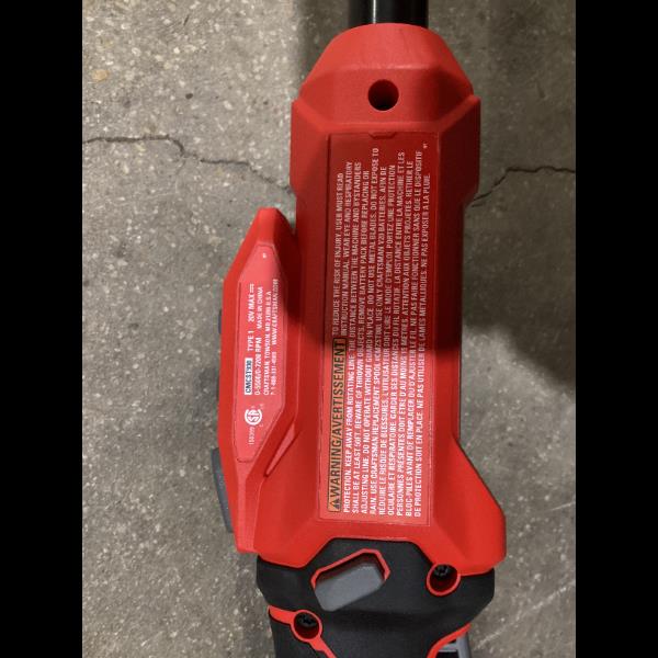 Lot # 1450 CRAFTSMAN RedBlack Cordless String Trimmer 58 $120
