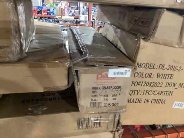 Lot # 1688 3 Ft. Prelit Snow Ridge Fir Christmas Tree $30