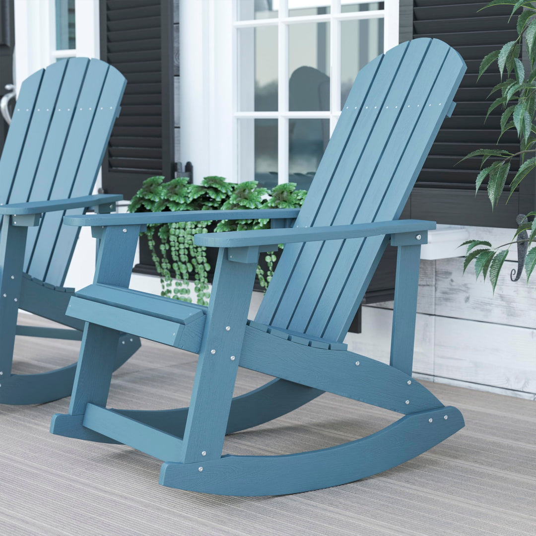 Lot # 2086 Flash Furniture Rocking Adirondack Chair $264.70
