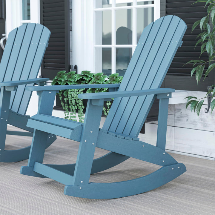 Lot # 2086 Flash Furniture Rocking Adirondack Chair $264.70