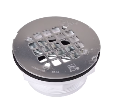 Lot # 1243 Oatey Shower Drain 2 Stainless Steel $11.68