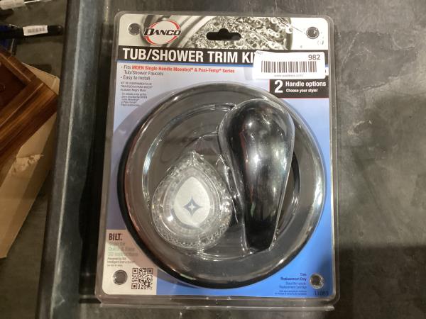 Lot # 982 Danco Moen Matte Blk Trim Kit $64.99