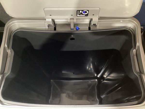 Lot # 2073 Stainless Steel Sensor Trash Can $59