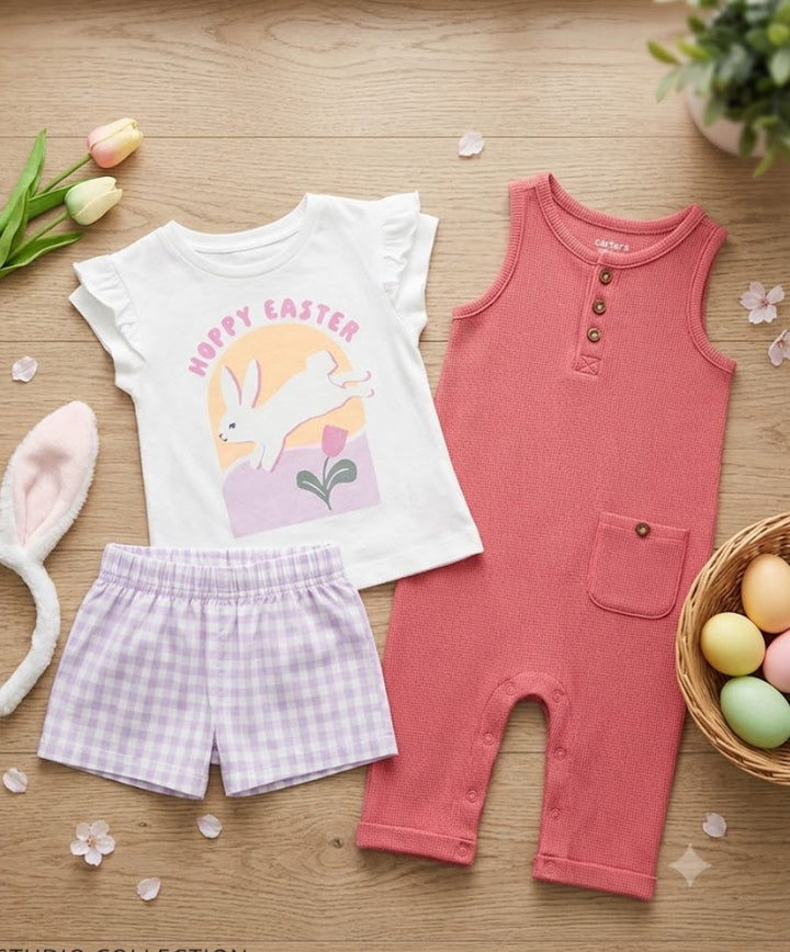 Carter's Baby Girl Clothes 0-3M 10Pc Lot Mixed Outfits Bundle NEW