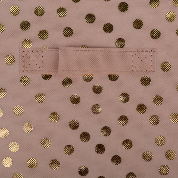 Lot # 1364 DII Polka Dot Storage Bin Set of 4 $23