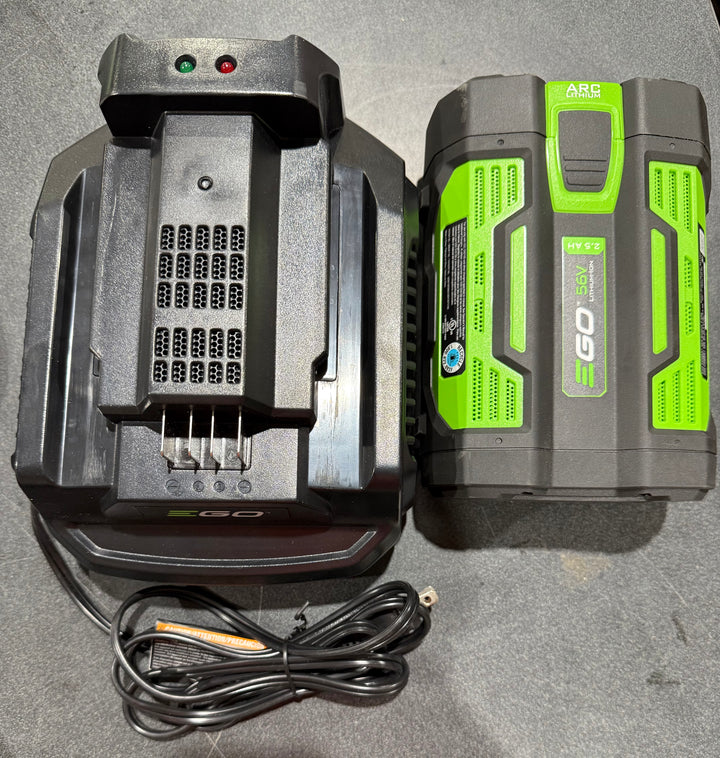 EGO POWER+ 56-volt Cordless Battery String Trimmer and Leaf Blower Combo Kit 2.5 Ah(used)