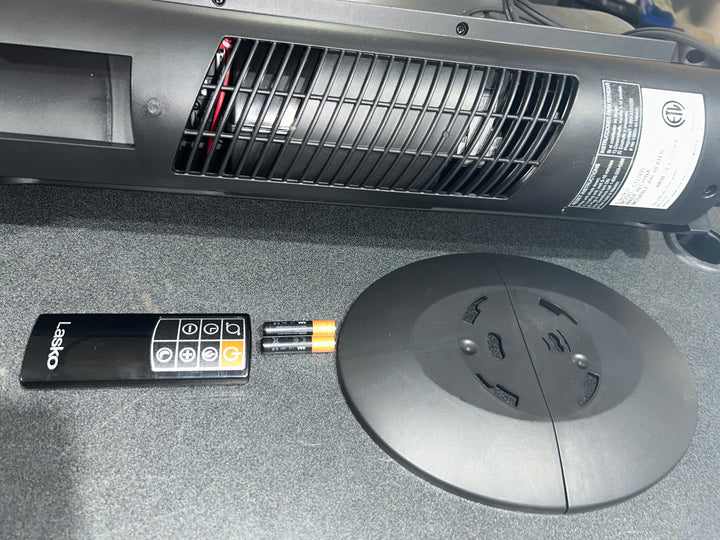 Lasko Ceramic Tower Heater with Remote Control, Black (used)