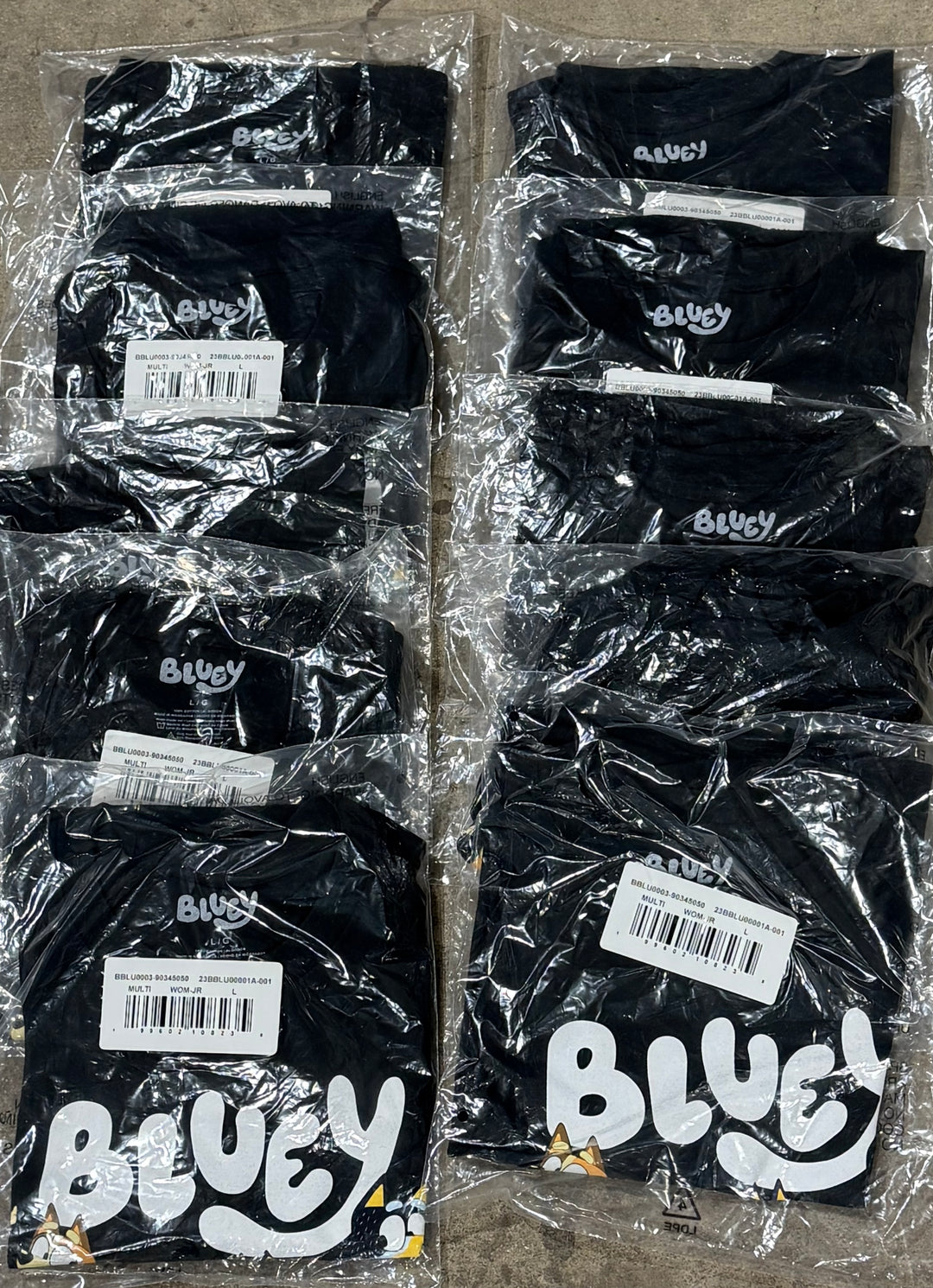 Bluey Party Adult Large T-Shirts Lot of 20 NEW