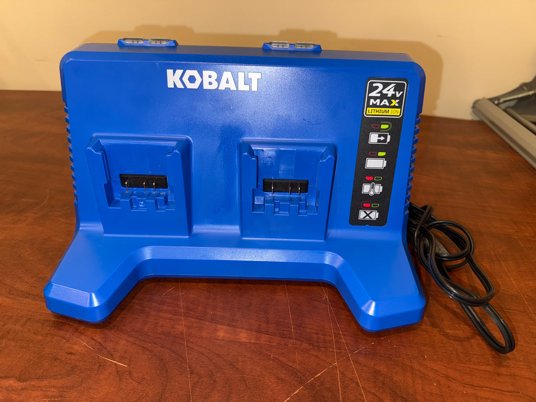 Kobalt 24 -Volt Lithium Dual Port Battery Charger Station