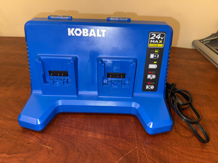Kobalt 24 -Volt Lithium Dual Port Battery Charger Station
