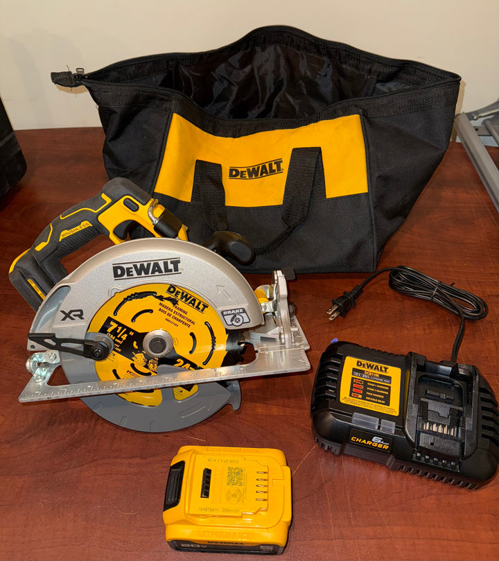 DEWALT XR 20-volt Max 7-1/4-in Brushless Cordless Saw (Battery Included and Charger Included)