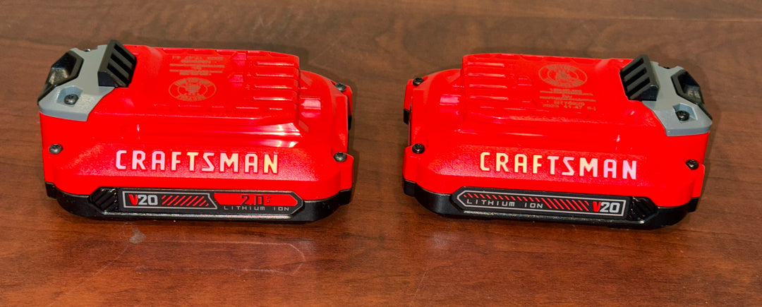 GENUINE CRAFTSMAN V20 2-Pack Battery 2.0 Ah