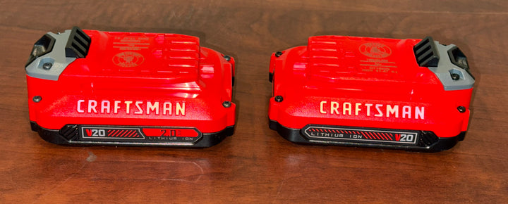 GENUINE CRAFTSMAN V20 2-Pack Battery 2.0 Ah