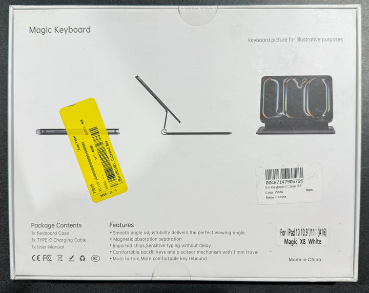 Magic Keyboard Case X8 - White (NEW)