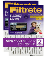 The 3M Filtrete Ultra Allergen Reduction Deep Pleat 20x25x4 Air Filter 2-pack