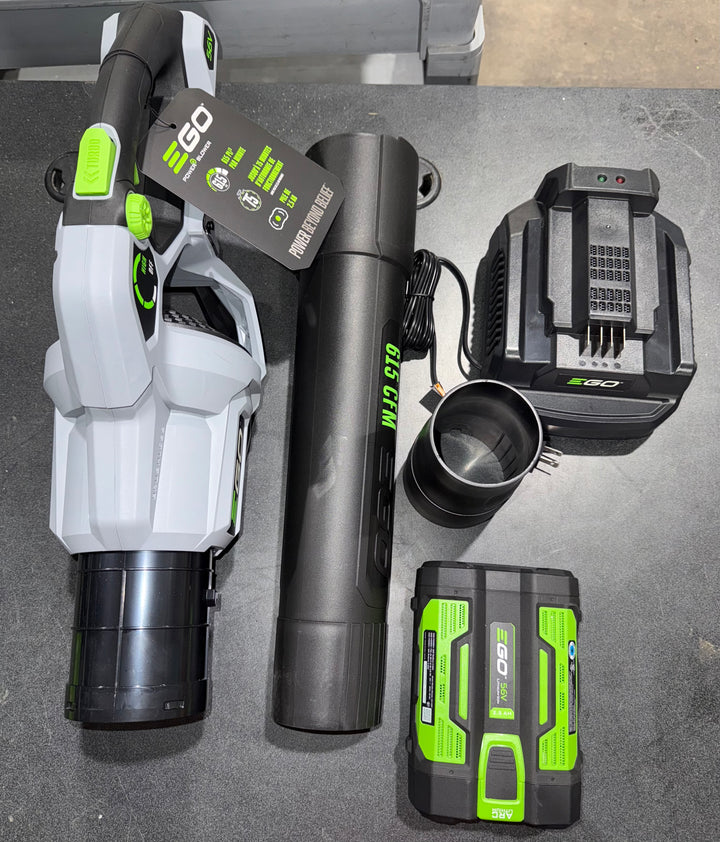 EGO POWER+ 56-volt 615-CFM 170-MPH Battery Handheld Leaf Blower 2.5 Ah (Battery and Charger Included) (open box)