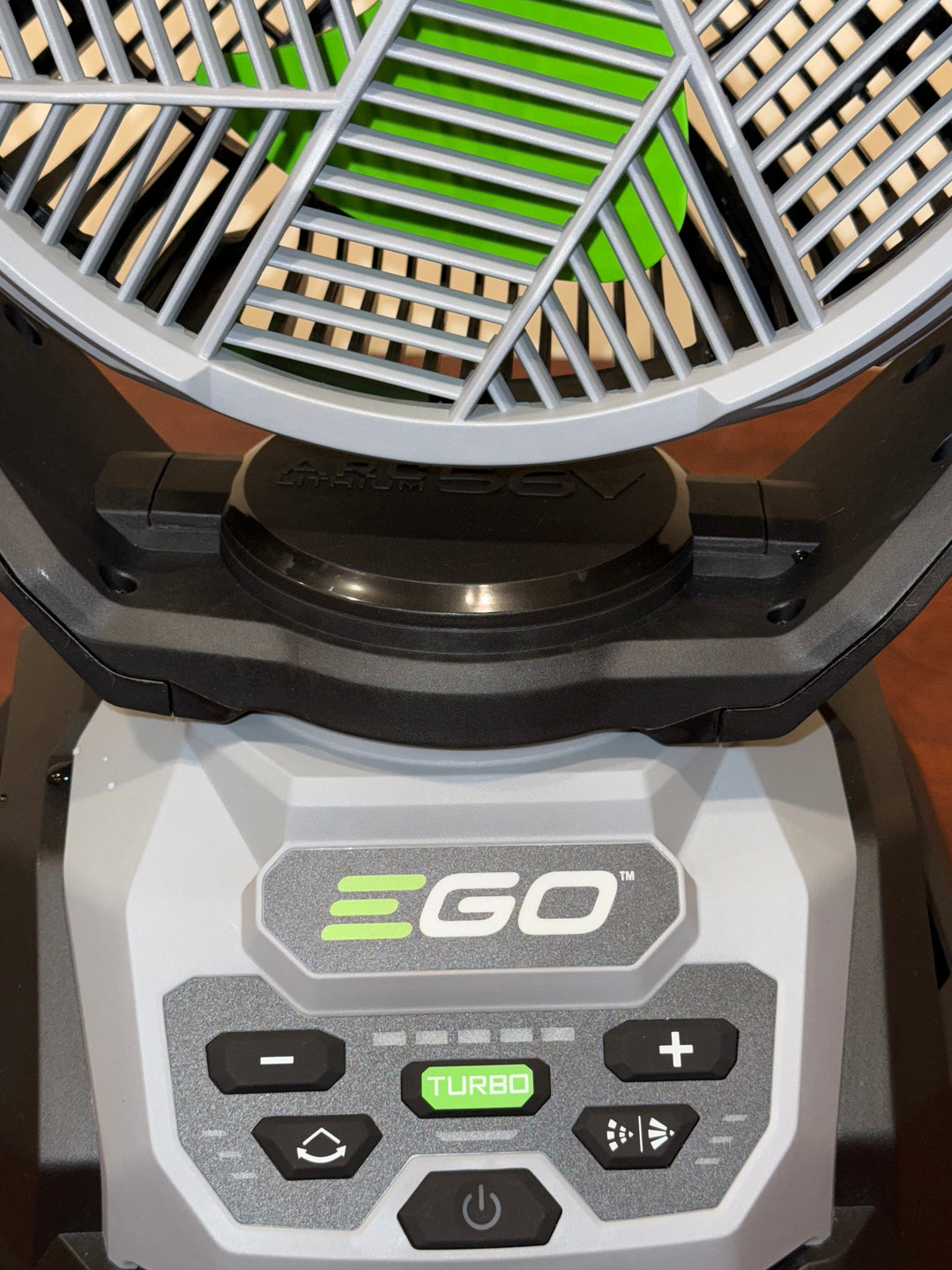EGO 10-in High Velocity Indoor Oscillating Misting Jobsite Fan