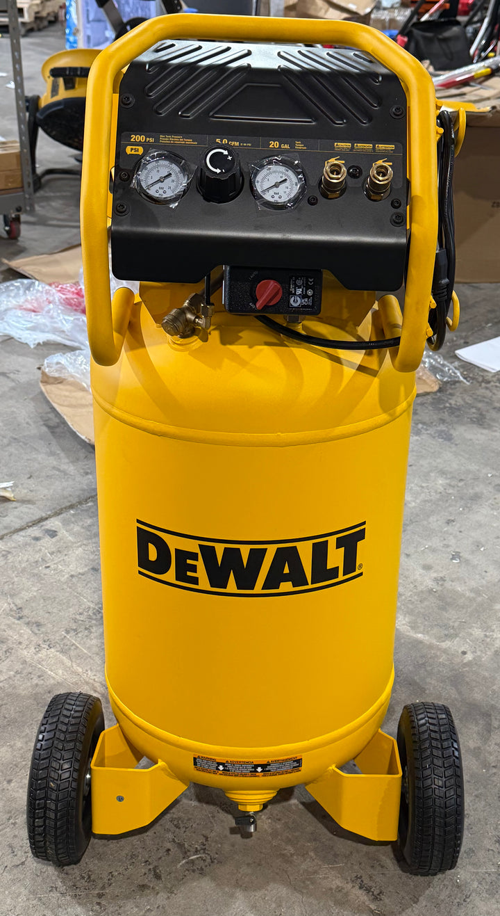 DEWALT XTREME Quiet 2 Stage 20-Gallon Portable Electric 200 PSI Vertical Air Compressor (Lightly Dented)