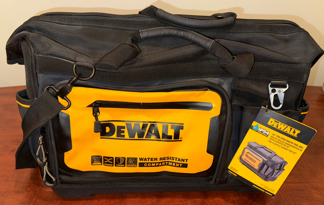 DEWALT 20 PRO Open Mouth Tool Bag Open Box