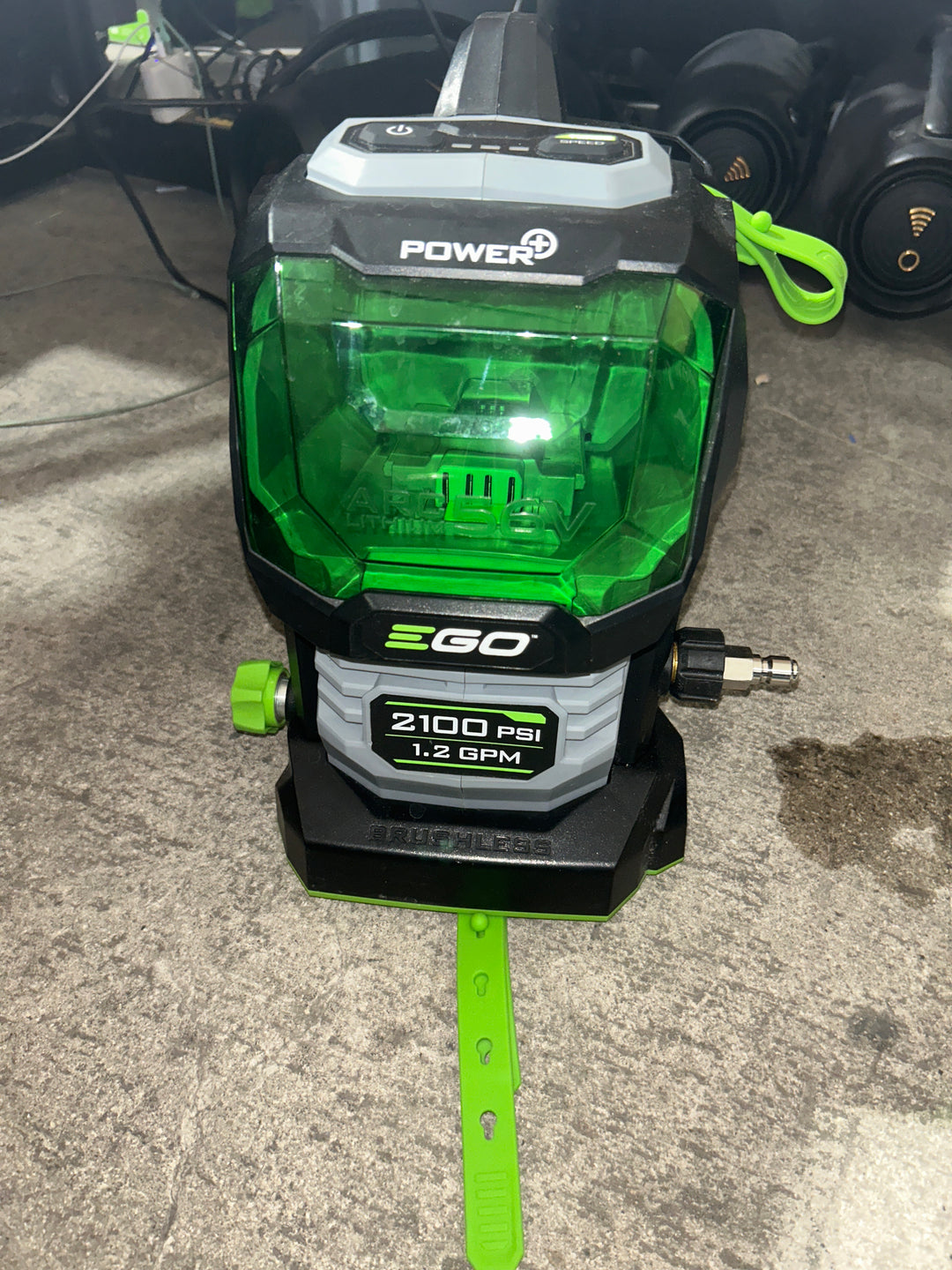 EGO POWER+ Compact 2100-PSI 1.2-GPM Cold Water Battery Pressure washer with 4 Spray Tips (USED)