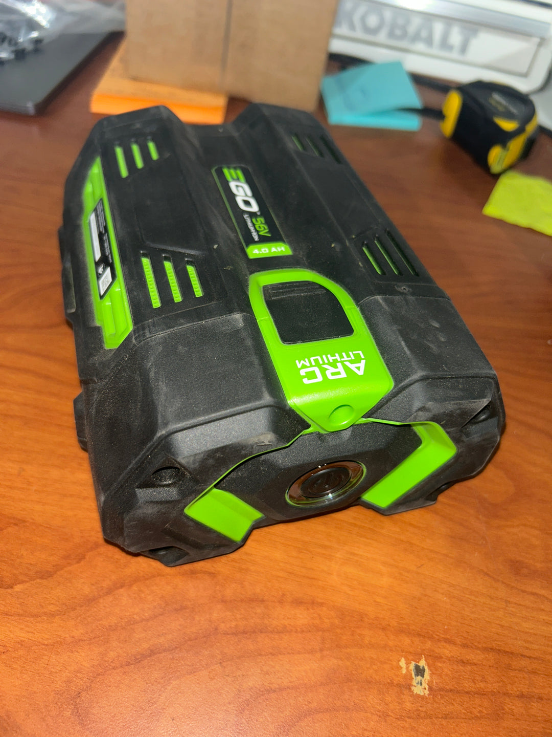 EGO 56-volt 765-CFM 200-MPH Battery Handheld Leaf Blower 4 Ah (Battery and Charger Included) (OPEN BOX)