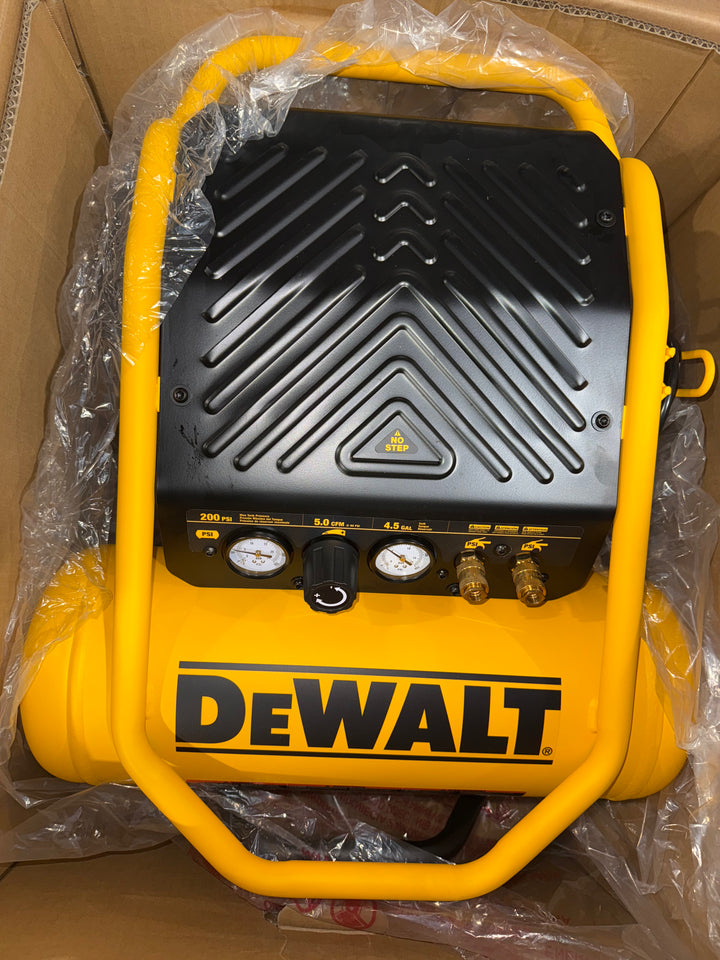 DEWALT XTREME Quiet 2 Stage 4.5-Gallon Portable Electric 200 PSI Hot dog Air Compressor