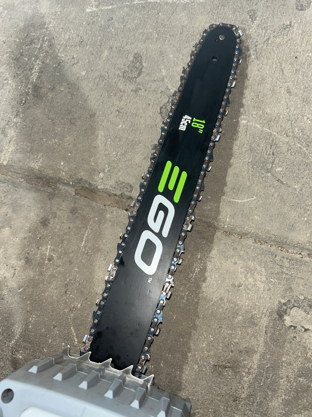 EGO POWER+ 56-volt 18-in Battery 5 Ah Chainsaw (Battery and Charger Included) (used)