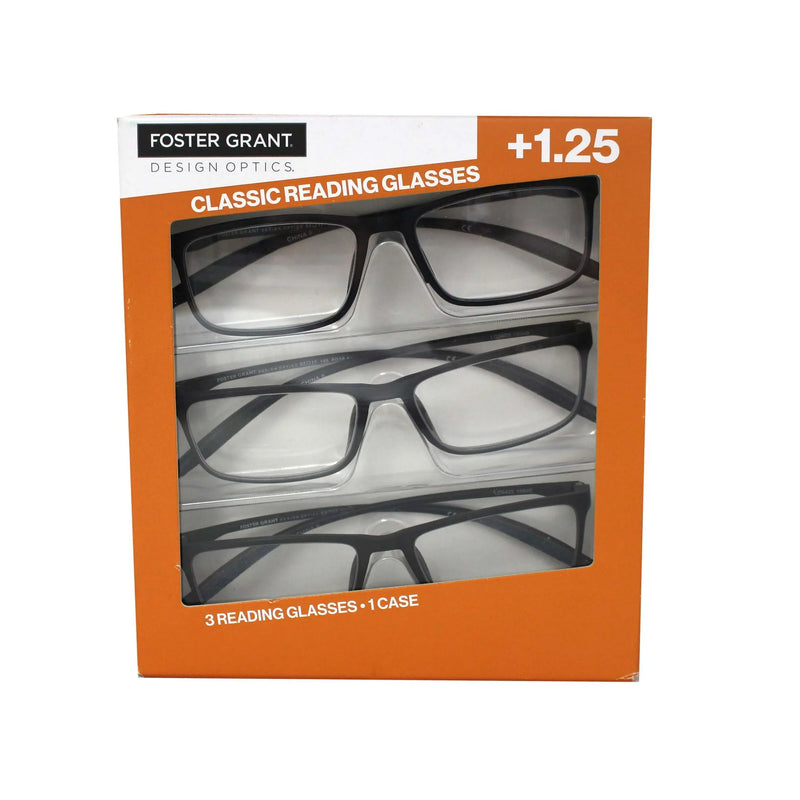 Foster Grant Design Optics Reading Glasses 1.25