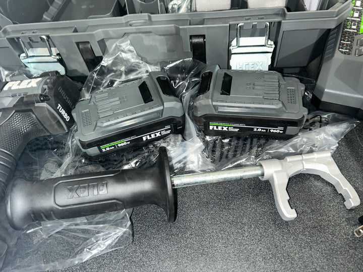FLEX STACKED LITHIUM 24-volt 1/2-in Keyless Brushless Cordless Drill 2 -Batteries Included (Hard Case Included) (USED)