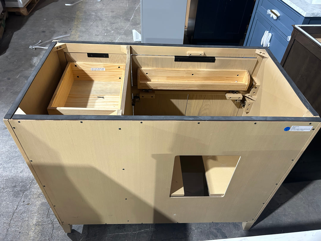 Origin 21 Tindall 42-in Natural Undermount Single Sink Bathroom Vanity (No Top) (DAMAGED)