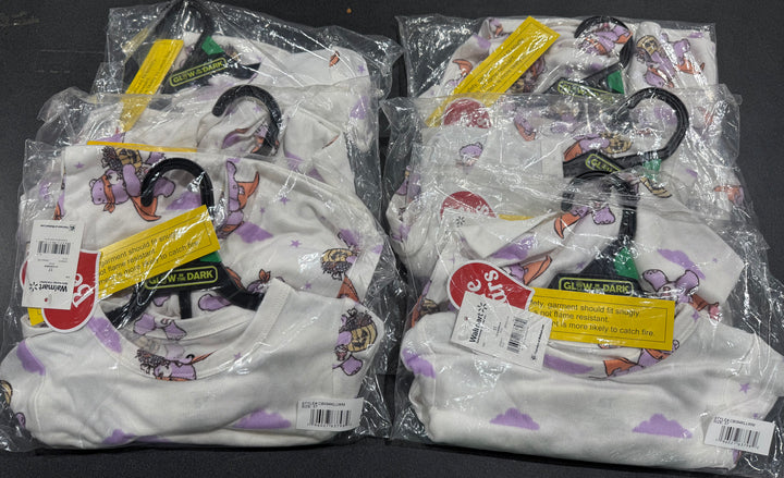 Care Bears Toddlers’ Halloween Glow In The Dark Pajama Set 6PCK NEW