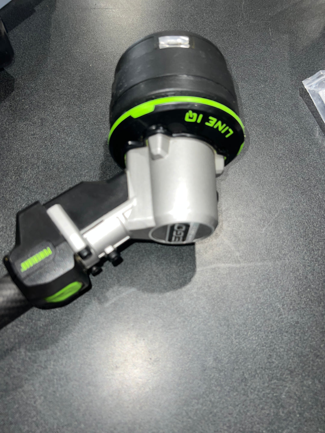 EGO POWER + POWERLOAD with LINE IQ 56-volt 16-in Telescopic Shaft Battery String Trimmer 4 Ah (Battery and Charger Included)(used)
