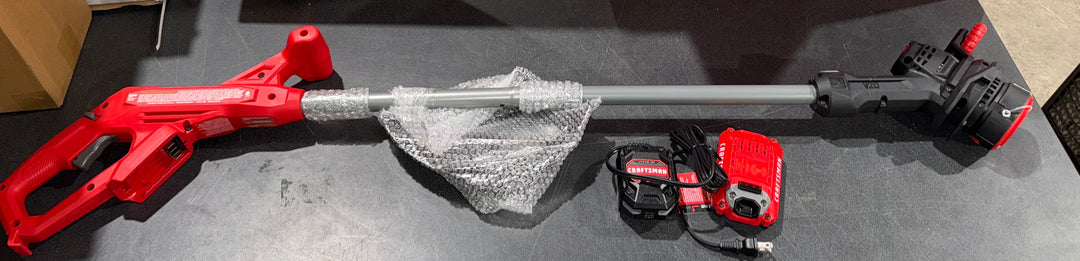 CRAFTSMAN V20 20-volt Max 10-in Straight Shaft Battery String Trimmer 2 Ah (Battery and Charger Included) (open box)