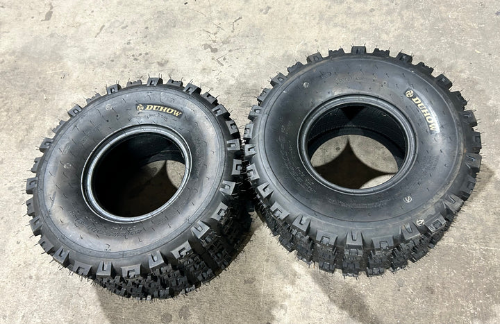 Tires 22X11x9 6 PR Tubeless Quad ATV Tire for UTV Side By Side Off Road Adventures Snow and Trail Riding Set of 2 (used)