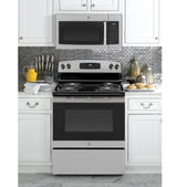 GE 1.6 cu. ft. Over-the-Range Microwave in Stainless Steel