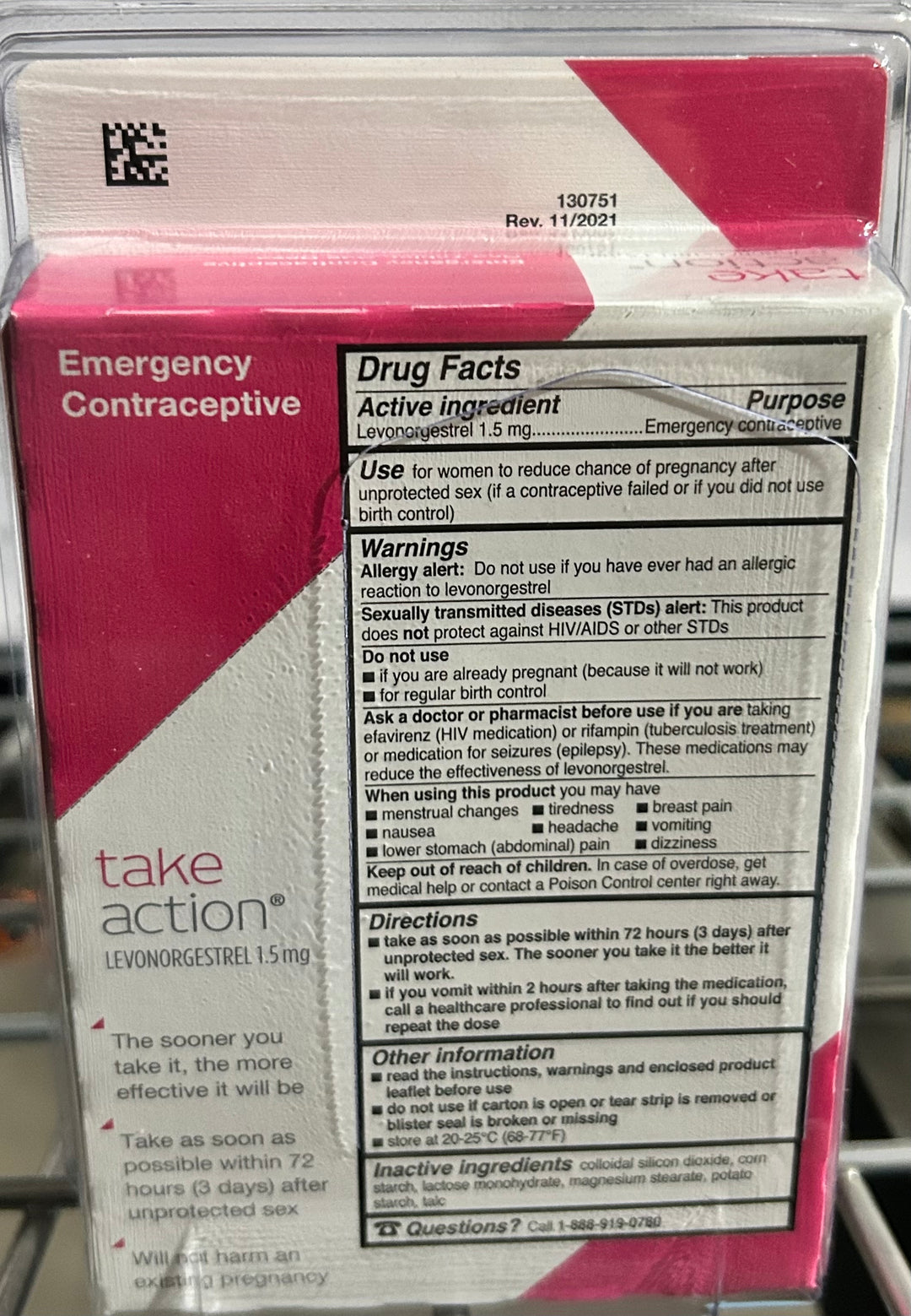 Take Action Emergency Contraceptive (new)